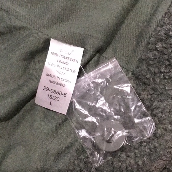 Warm Coat/jacket in OLIVE green - Picture 5 of 6